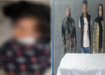 المتهمون عقب ضبطهم