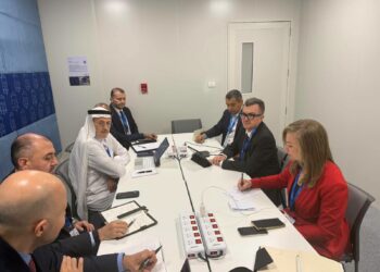 الدكتور أحمد رستم وزير التخطيط وجانب من اللقاء