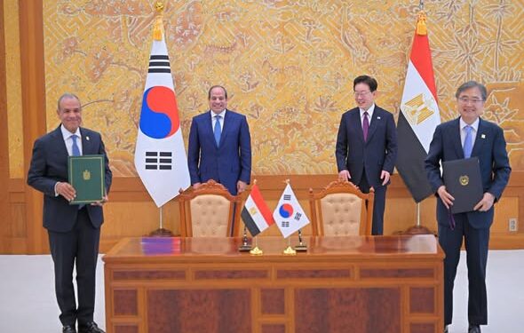 بيان مشترك .. شراكة استراتيجية بين جمهورية كوريا وجمهورية مصر العربية .. خارطة طريق جديدة وتعاون اقتصادي وصناعي وتكنولوجيا ودفاعي