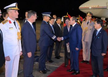 ترحيب من رئيس جمهورية كوريا لدي وصول الرئيس السيسي .. آمل أن تتضافر “معجزة نهر الهان” و”معجزة نهر النيل”