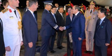 ترحيب من رئيس جمهورية كوريا لدي وصول الرئيس السيسي .. آمل أن تتضافر “معجزة نهر الهان” و”معجزة نهر النيل”