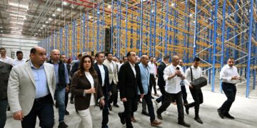 بالفيديو والصور  : رئيس الوزراء يفتتح مستودع السويس الاستراتيجي للسلع الغذائية بسعة 75 ألف بالت تخزين