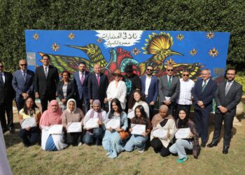 جدارية «عندما يتنهد القمر» تزين حديقة الحرية بالقاهرة.. رسالة فنية توثق الصداقة المصرية المكسيكية