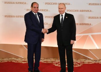 السيسي وبوتين يبحثان تعزيز الشراكة الاستراتيجية ومشروعات الضبعة والمنطقة الصناعية الروسية