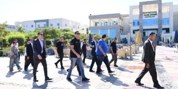 وزير الشباب والرياضة يتفقد نادي النادي بأكتوبر ويوجه بتطوير الخدمات ودراسة استغلال أرض لإقامة منشأة رياضية .. صور