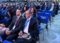 الدكتور بدر عبد العاطى وزير الخارجية وجانب من المشاركة