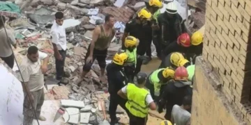 عقار حدائق القبة المنهار