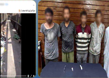 افترشوا كوبري مشاة لاستجداء المارة.. ضبط 5 متسولين في القليوبية