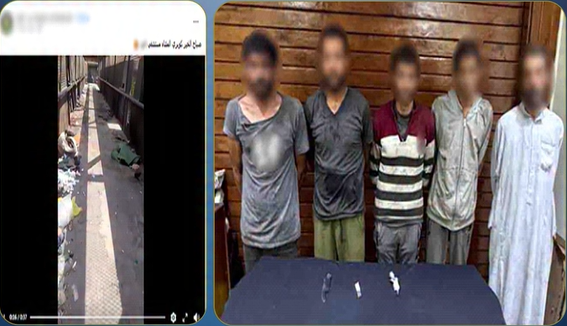 افترشوا كوبري مشاة لاستجداء المارة.. ضبط 5 متسولين في القليوبية