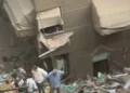عقار حدائق القبة المنهار
