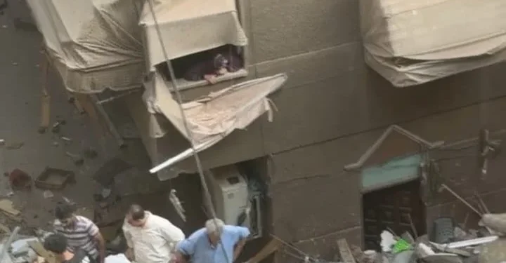 عقار حدائق القبة المنهار