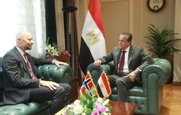 مصر والنرويج تبحثان تعزيز التعاون الصحي وإنشاء مركز متطور للتدريب الطبي بالعاصمة الإدارية