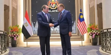الرئيس عبد الفتاح السيسي و جلالة السلطان إبراهيم ملك ماليزيا